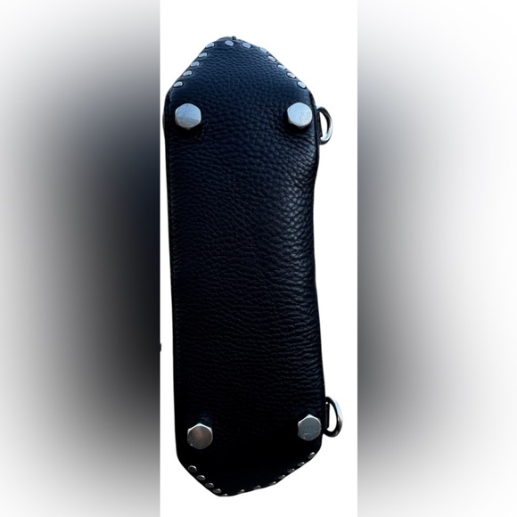 Rebecca Minkoff Darren Leather Satchel Bag Convertible Backpack Black READ - Picture 14 of 14